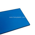 Transparent antistatic antiabrasion polycarbonate sheets